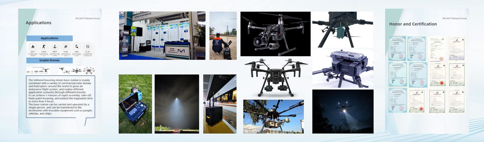 Muatan Drone Tertambat