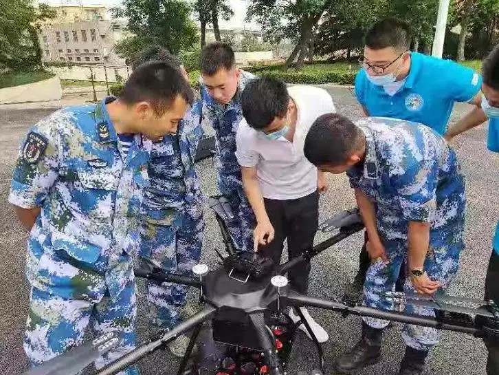 MYUAV Mtow 50kg Tethered Drone Powered by Tether Power Station Drone Beban Besar 4