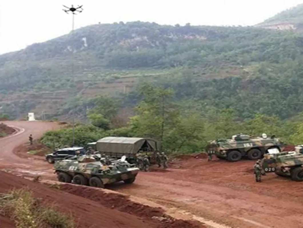 Sistem Daya Kabel MYUAV Digunakan Untuk UAV Dan 4 Rotor Drone Penegakan Hukum 2