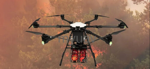 berita perusahaan terbaru tentang MYUAV UAV sistem darurat kebakaran UAV + truk pemadam kebakaran perkotaan program pemadam kebakaran tinggi