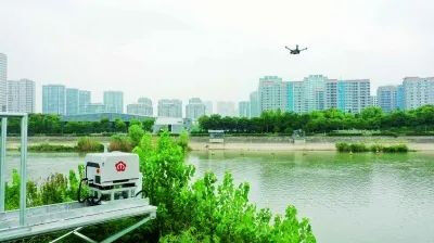 berita perusahaan terbaru tentang Metro Nanjing di Provinsi Jiangsu untuk pertama kalinya menerapkan inspeksi cerdas drone dari pemandangan area lindung metro