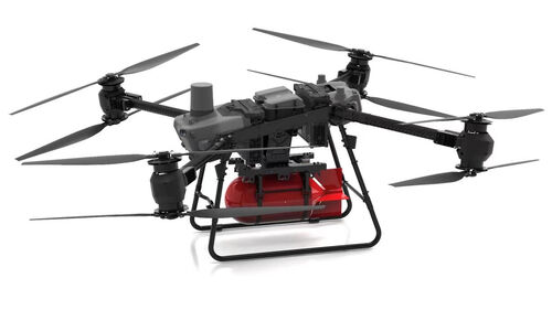 berita perusahaan terbaru tentang FC30 Drone Mounted Firefighting Water Cannon. DJI FC30 Drone. Myuav Tethered Drone.
