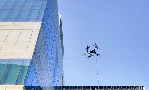 berita perusahaan terbaru tentang Menganalisis mode kerja yang berbeda dari MYUAV FC30X drone pembersih ketinggian tinggi berpasangan ganda dan manual