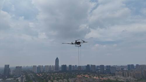 berita perusahaan terbaru tentang MYUAV UAV yang ditambatkan: Tampilan stabil setinggi 120m