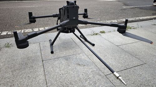 berita perusahaan terbaru tentang Sebuah tangan serbaguna dalam pembersihan udara: MYUAV M400X Drone ringan, tubuh kompak dengan presisi sudut lebar