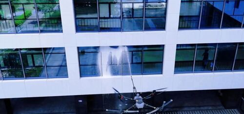 berita perusahaan terbaru tentang Gedung Tinggi Shenzhen Ucapkan Selamat Tinggal pada 'Spider-Man' dengan Drone Tali Ganda Revolusioner