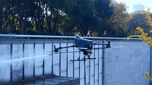 berita perusahaan terbaru tentang Terobosan: Drone MYUAV M400X Merevolusi Pembersihan Otonom Ketinggian Tinggi