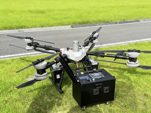 berita perusahaan terbaru tentang 60 Meter Di Atas Tanah! MYUAV FC100X Dual-Tethered Firefighting Drone Melalui Uji Coba Lapangan