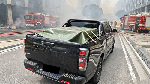 berita perusahaan terbaru tentang MYUAV FC100 Firefighting Drone Successfully Completes Field Drill; Tethered Power Supply and Long Endurance Enable Effic