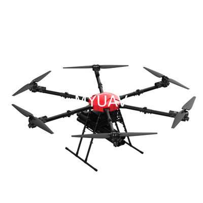 H60 Drone Pemadam Kebakaran Darurat Maks 60kg Beban Dengan Pemadam Kebakaran Dropper Untuk Pemadam Kebakaran Hutan