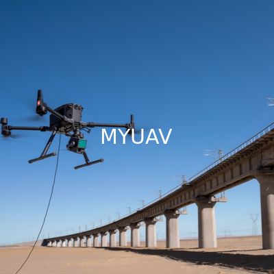 MYUAV Bridge Inspection Drone Tethered System AI Mudah dioperasikan Keamanan tinggi