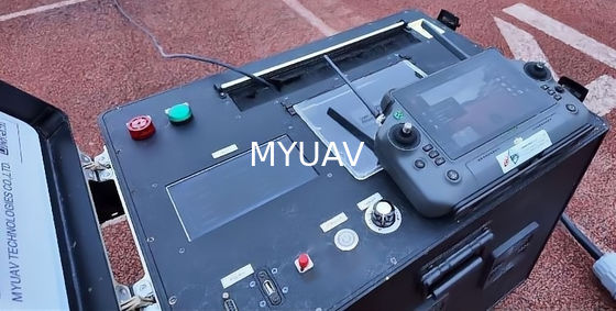 Stasiun Drone Terikat Ringan yang tahan lama dengan Dukungan Tripod atau Pole Mount Max 100m Tether Length CE /